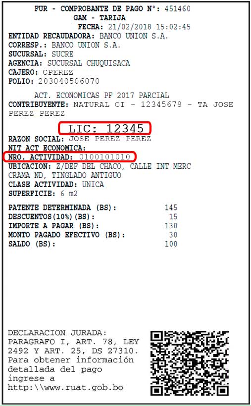 Formulario Único